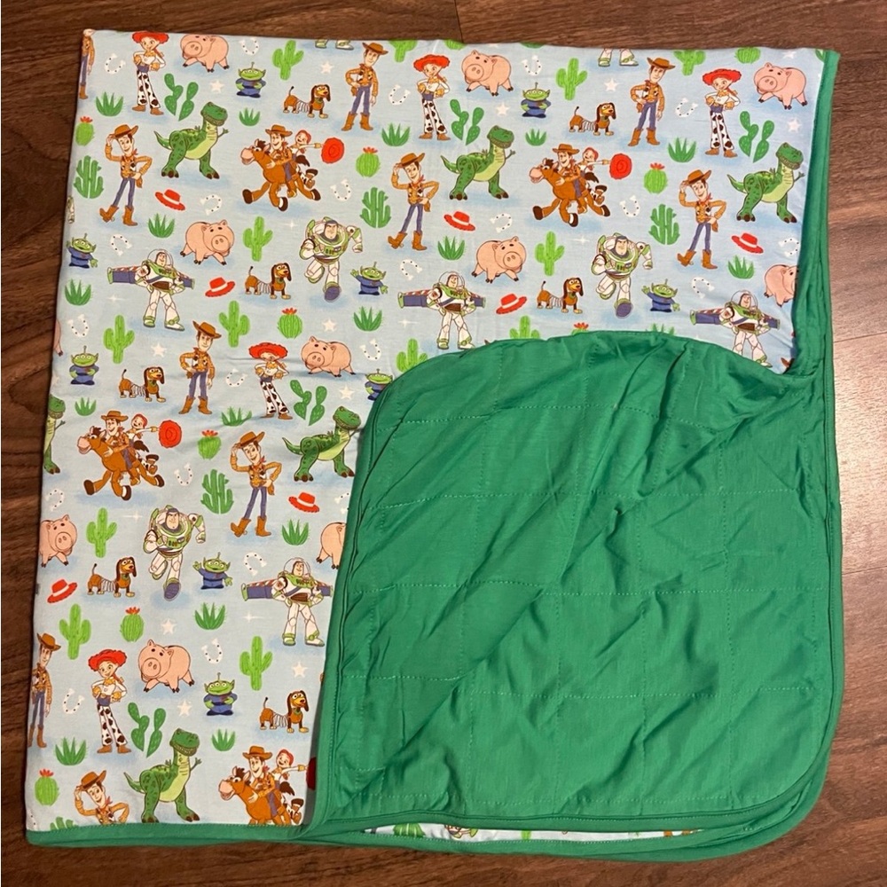 Little sleepies og Toy Story cloud blanket + youth Kyte fern blanket